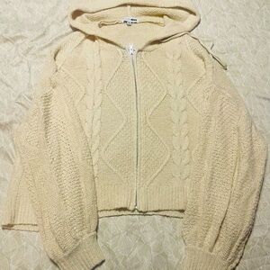 Fashion Nova Women's Soft Beige Turtleneck Sweater